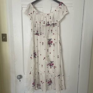 White Summer with Colorful Embroidery